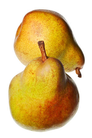 pear isolated on a pure white backgroundの写真素材