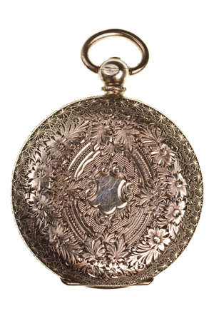 antique pocket isolated on a pure white backgroundの写真素材