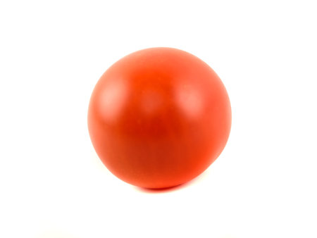 small tomato variety cherry ideal for salads and isolated trimmedの写真素材