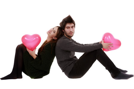 picture of a young couple, valentine day concept