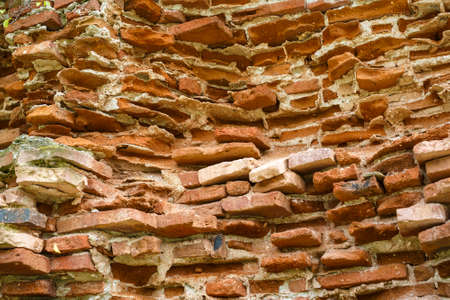 texture of a brick ruinsの写真素材