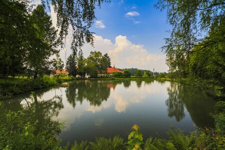 Brancoveanu Monastery in Sambata de Sus, Romaniaの写真素材