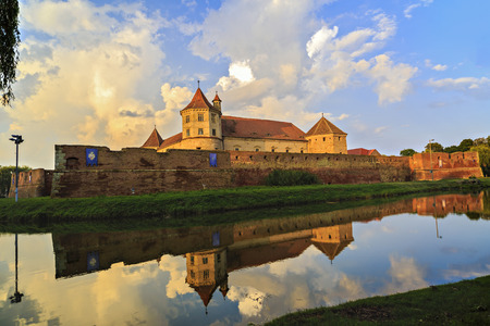 Fagaras Fortress, the city of Fagaras, Romaniaのeditorial素材