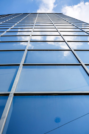 Contemporary Architecture Office Building Cityscape Personal Perspective Concept