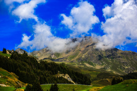 wonderful landscape in the Alps, Switzerland