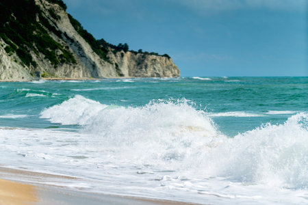 A beautiful beach, concept of travel
