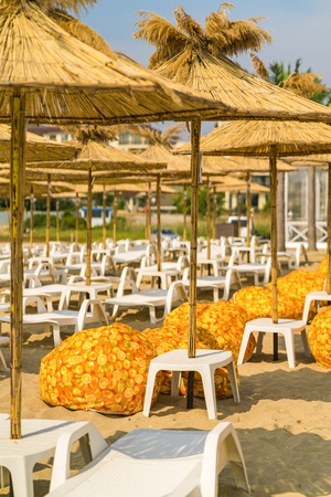 A beautiful beach, concept of travelの写真素材