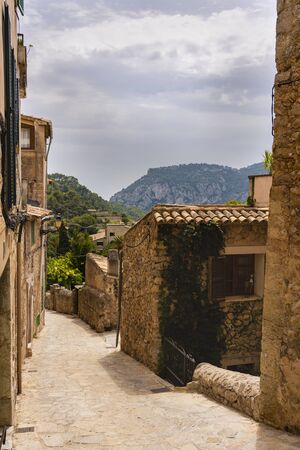 images from the city of Valldemossa in Palma de Mallorca. Spain (28-08-2017)のeditorial素材