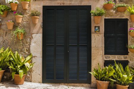 images from the city of Valldemossa in Palma de Mallorca. Spain (28-08-2017)のeditorial素材