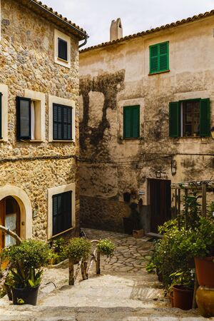 images from the city of Valldemossa in Palma de Mallorca. Spain (28-08-2017)のeditorial素材