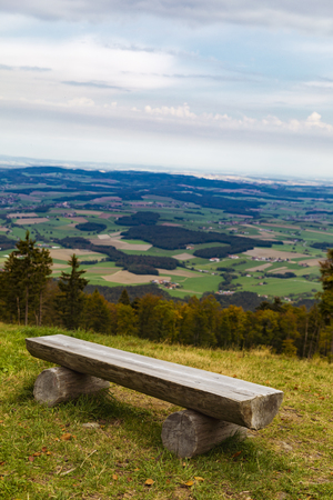 Way to a German village, Bavaria.の写真素材