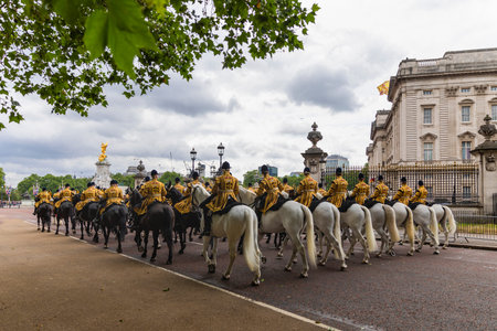 Queen's Day, 8 Jun 2019 London England, Images from the event organized annually on Queen's Dayのeditorial素材