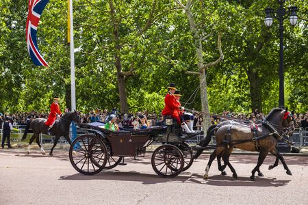 Queen's Day, 8 Jun 2019 London England, Images from the event organized annually on Queen's Dayのeditorial素材