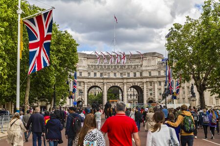Queen's Day, 8 Jun 2019 London England, Images from the event organized annually on Queen's Dayのeditorial素材