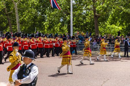 Queen's Day, 8 Jun 2019 London England, Images from the event organized annually on Queen's Dayのeditorial素材