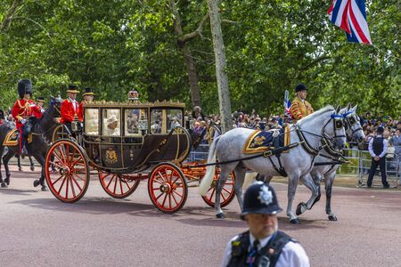 Queen's Day, 8 Jun 2019 London England, Images from the event organized annually on Queen's Dayのeditorial素材