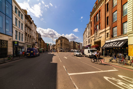 20 -August -2019, different tourist points to visit, street life in London on a sunny summer day.