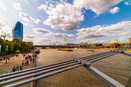 20 -August -2019, different tourist points to visit, street life in London on a sunny summer day.