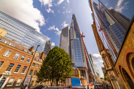 20 -August -2019, different tourist points to visit, street life in London on a sunny summer day.