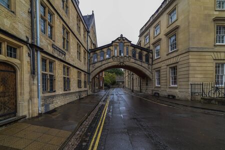 August 21, 2019, city tour in Oxford UK, Oxford colleges and other tourist attractions.のeditorial素材