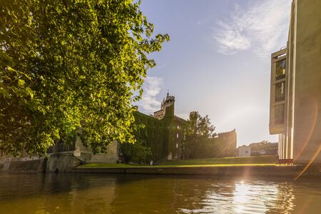 August 23, 2019, city tour in Cambridge UK, Cambridge colleges and other tourist attractions.のeditorial素材