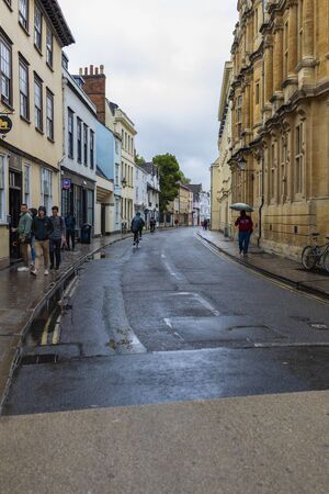 August 21, 2019, city tour in Oxford UK, Oxford colleges and other tourist attractions.のeditorial素材