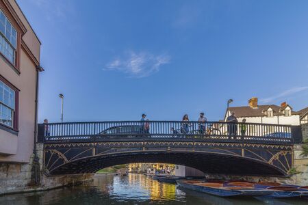 August 23, 2019, city tour in Cambridge UK, Cambridge colleges and other tourist attractions.のeditorial素材