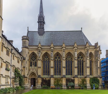 August 21, 2019, city tour in Oxford UK, Oxford colleges and other tourist attractions.のeditorial素材