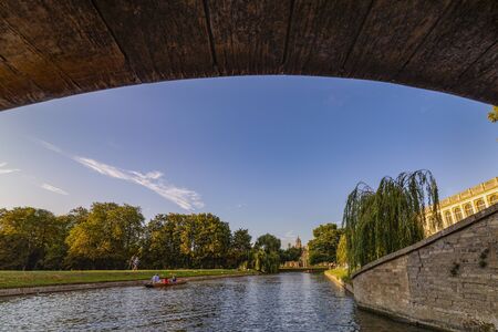 August 23, 2019, city tour in Cambridge UK, Cambridge colleges and other tourist attractions.のeditorial素材