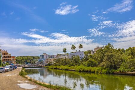 PALMA DE MALLORCA, SPAIN - September 12, 2019: Life in Palma de Mallorca. Spain.のeditorial素材