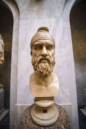 19 November 2019. Images from Rome Italy - inside the Vatican museum. Different images from inside the museum.のeditorial素材