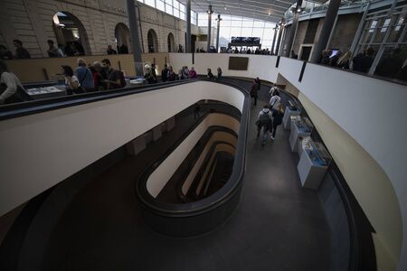 19 November 2019. Images from Rome Italy - inside the Vatican museum. Different images from inside the museum.のeditorial素材
