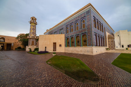 JANUARY 10, 2020, Images with Katara Cultural Village, Doha tourist point of interest. Qatar
