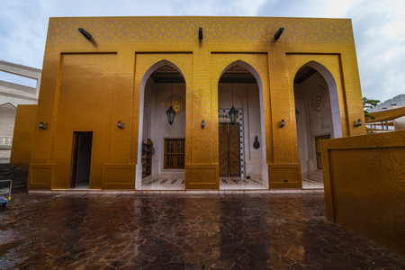 JANUARY 10, 2020, Images with Katara Cultural Village, Doha tourist point of interest. Qatar