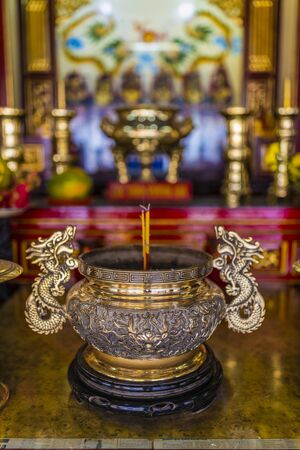 Hoi An, Vietnam - January 16, 2020: Representative images of the various tourist attractions seen in the tour of the old city.のeditorial素材