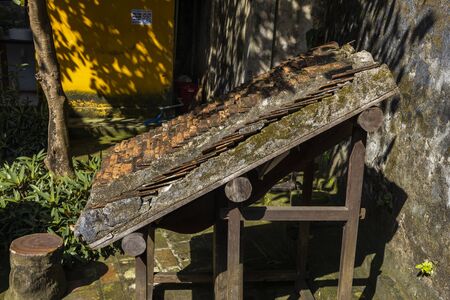 Hoi An, Vietnam - January 16, 2020: Representative images of the various tourist attractions seen in the tour of the old city.のeditorial素材