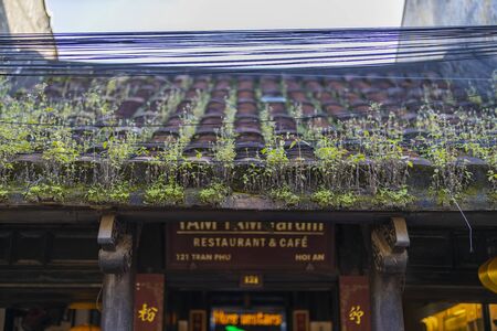Hoi An, Vietnam - January 16, 2020: Representative images of the various tourist attractions seen in the tour of the old city.のeditorial素材
