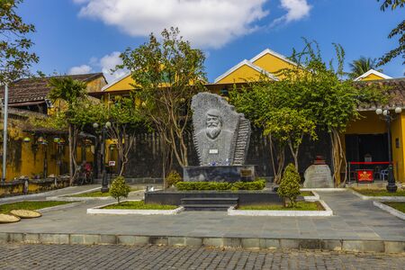 Hoi An, Vietnam - January 16, 2020: Representative images of the various tourist attractions seen in the tour of the old city.のeditorial素材