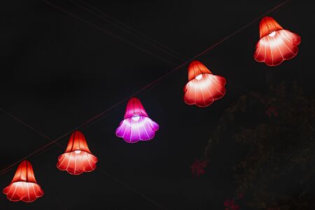 Hoi An, Vietnam - January 16, 2020: Night view of  Hoi An, Hoi An is the World's Cultural heritage site, famous for mixed cultures and architecture.のeditorial素材