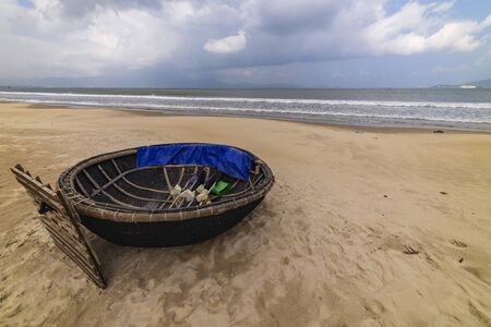 Beautiful landscape with sea beach in Vietnamの写真素材