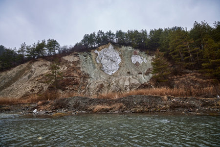 Images with the Praid Salt Mountain and Canyon, a nature reserve in Romania.