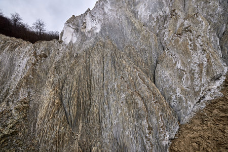 Images with the Praid Salt Mountain and Canyon, a nature reserve in Romania.
