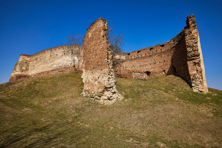 Slimnic Fortress (Stolzenburg): fortified enclosure, with towers, chapel, tower, bastion, was built...