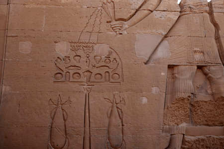 Egypt, Luxor,16-April-2021.  The temple of Kom Ombo