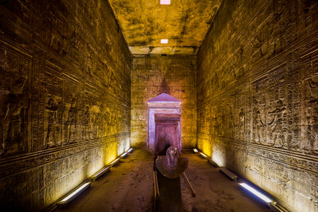 Egypt, Luxor,16-April-2021.  The temple of Kom Ombo