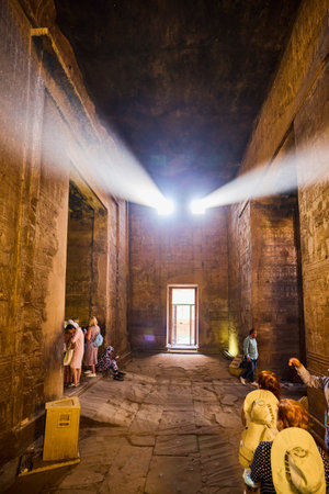 Egypt, Luxor,16-April-2021.  The temple of Kom Ombo