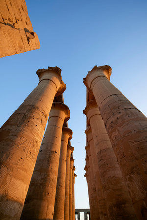 16-Apr-2021.The ancient Luxor temple in Luxor, Egypt