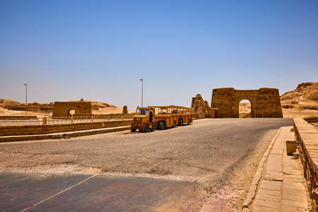 April 11, 2021 The temple of Hatshepsut in Luxor in Egyptのeditorial素材