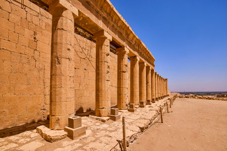 April 11, 2021 The temple of Hatshepsut in Luxor in Egypt
