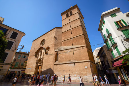 Old Town of Palma de Mallorca, Mallorca, Balearic Islands, Spain, 12 Septeber 2021.のeditorial素材